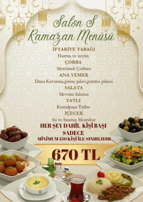 salon s iftar menüsü